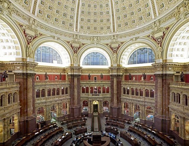Main Reading Room,Library of Congress,Thomas Jefferson,Washington,DC,2007