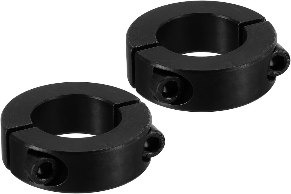 Bore 28Mm Double Split Shaft Collar 48Mm OD 26Mm Thickness, 2 Pack 45#Carbon Ste