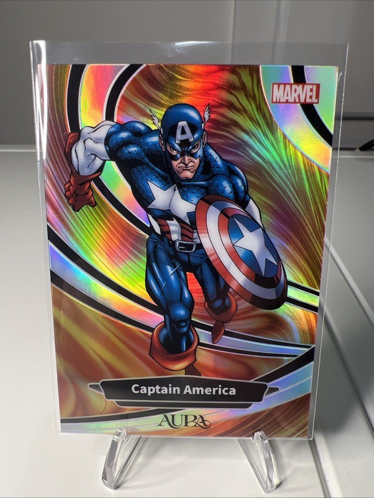 2025 Kakawow Aura Marvel Captain America Orange /75