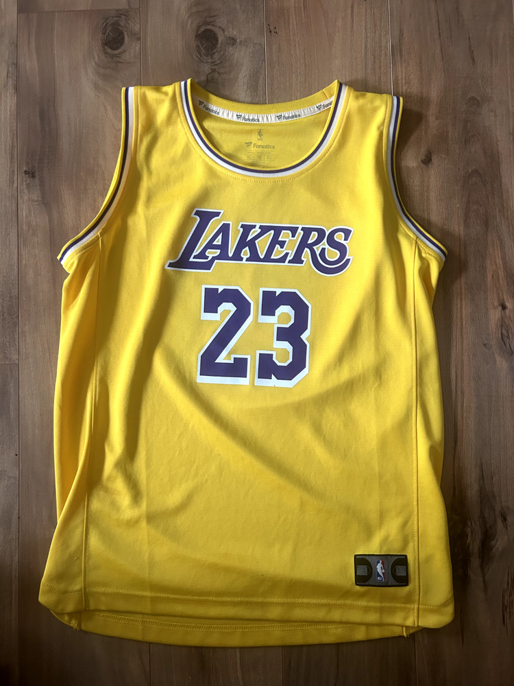Nike LeBron James Icon Edition Swingman Men's Jersey (LA Lakers), Amarillo/Field