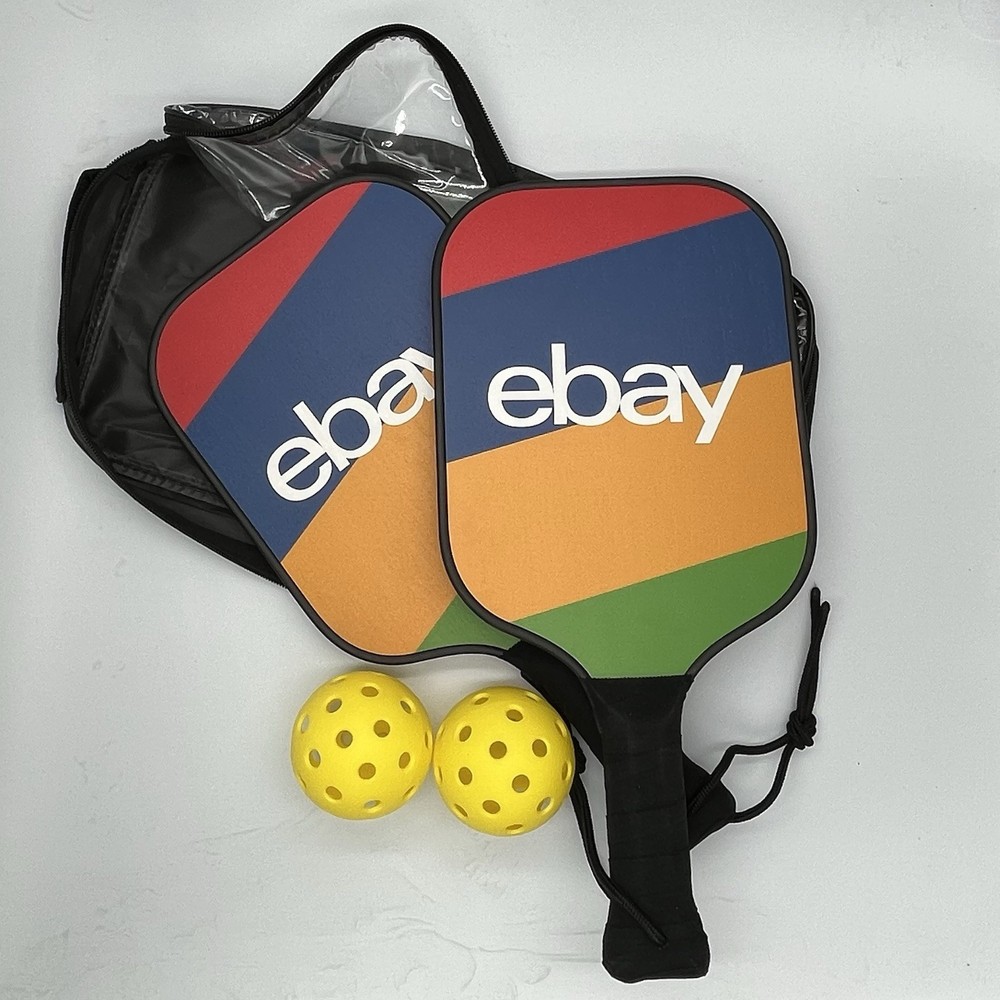 eBay 2-Paddle Pickleball Set with 2 Balls for Indoor or Outdoor Play