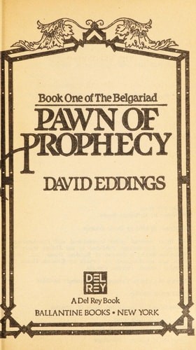 PAWN OF PROPHECY (Belgariad (Paperback)) by Eddings, David, Good Book