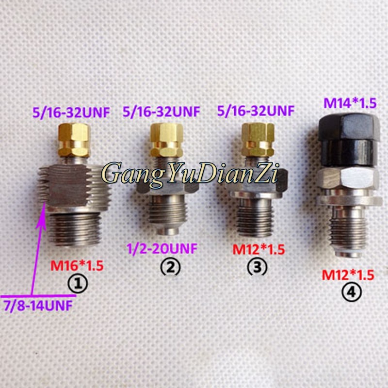 1PC QXF4-2 accumulator charging valve Nitrogen valve for NXQ type 5/16-32UNF