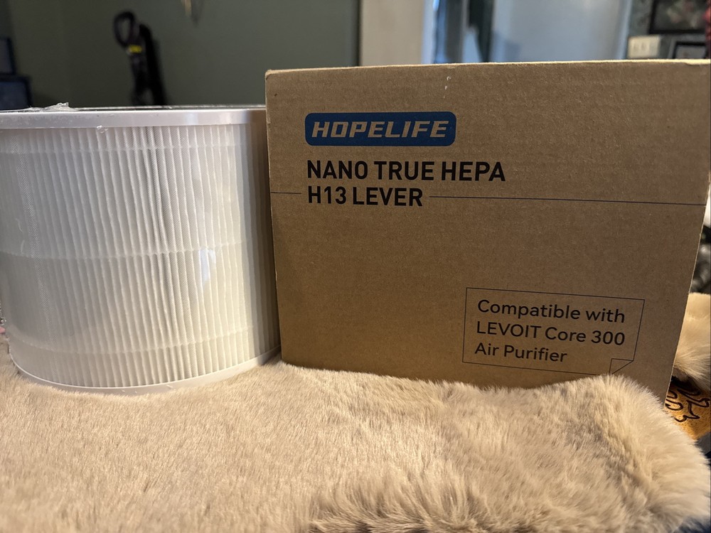 Hopelife Nano True HEPA H13 Lever Air Purifier Filter Open Box Filter Is Sealed