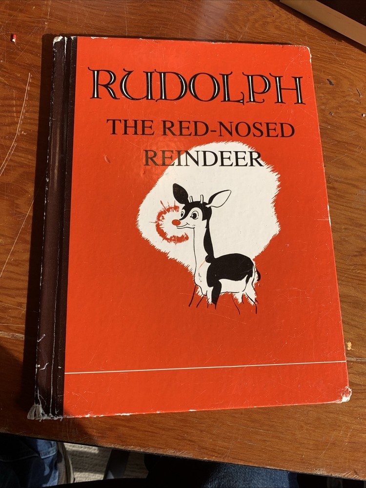 Vintage 1967 Montgomery Ward Rudolph The Red-Nosed Reindeer Children's Book HC