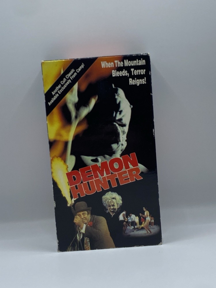 Demon Hunter VHS Tape Camp Video 1988 RARE Horror OG Foil Label