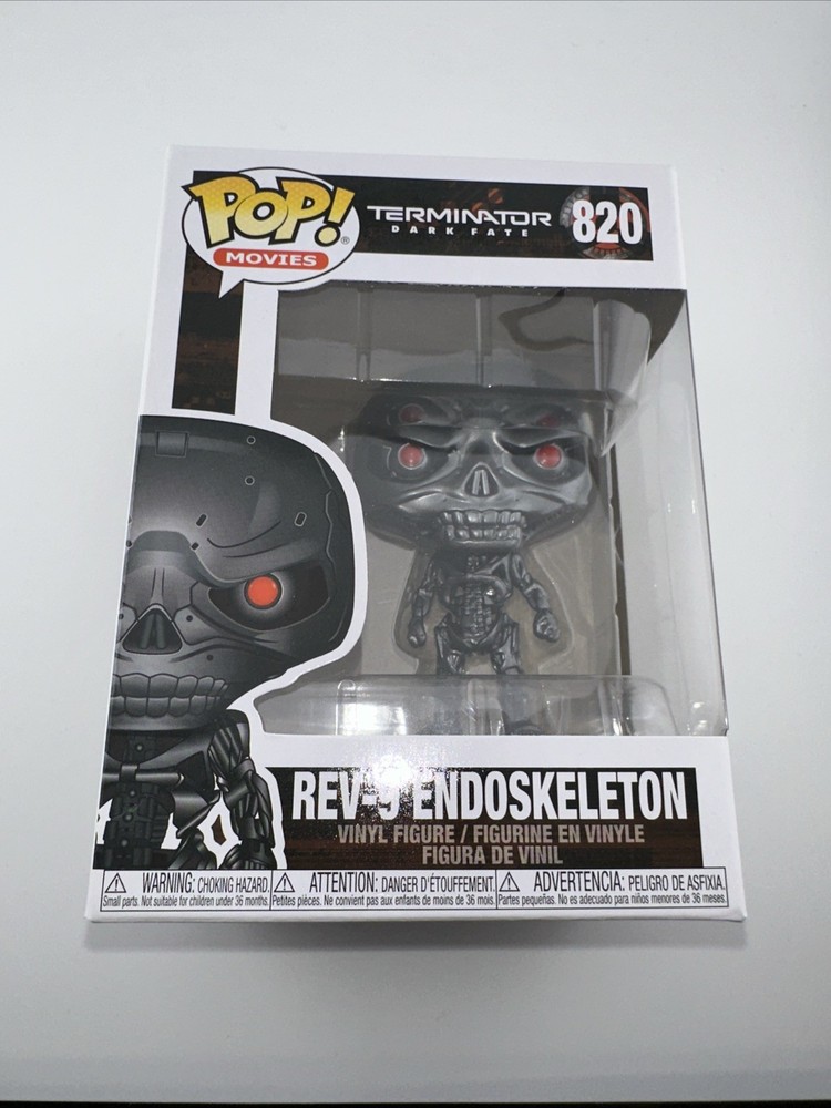 Terminator Dark Fate Rev-9 Endoskeleton 820 (Funko Pop) Vinyl Figure Vaulted