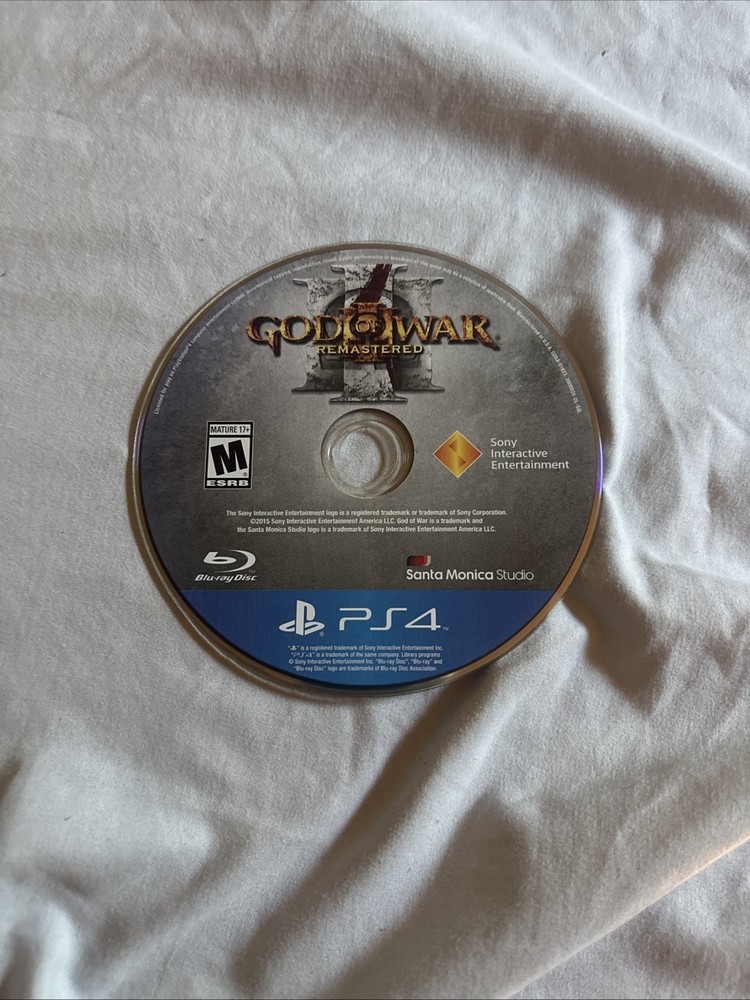 God Of War III Remastered PS4. Disc Only