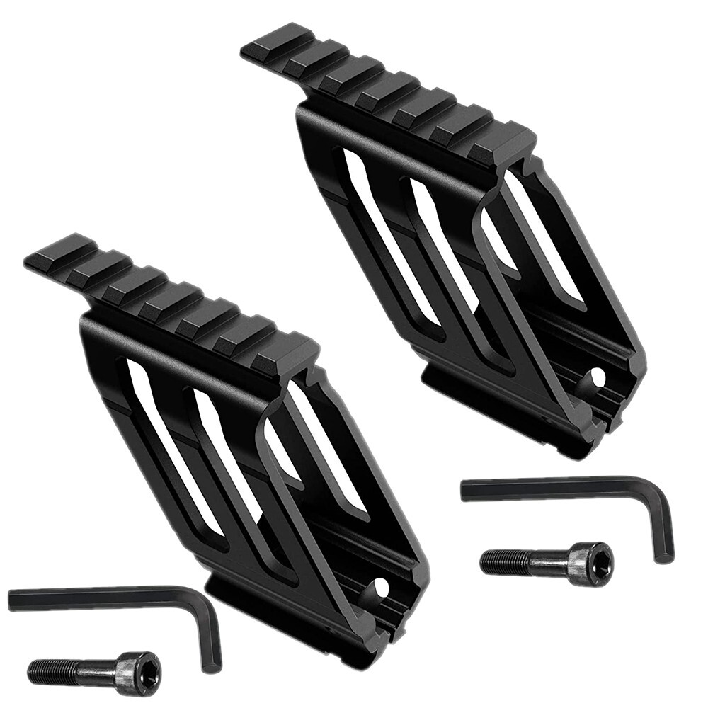 2x Tactical Handgun Scope Mount with Weaver Picatinny Rail for Most Pistols