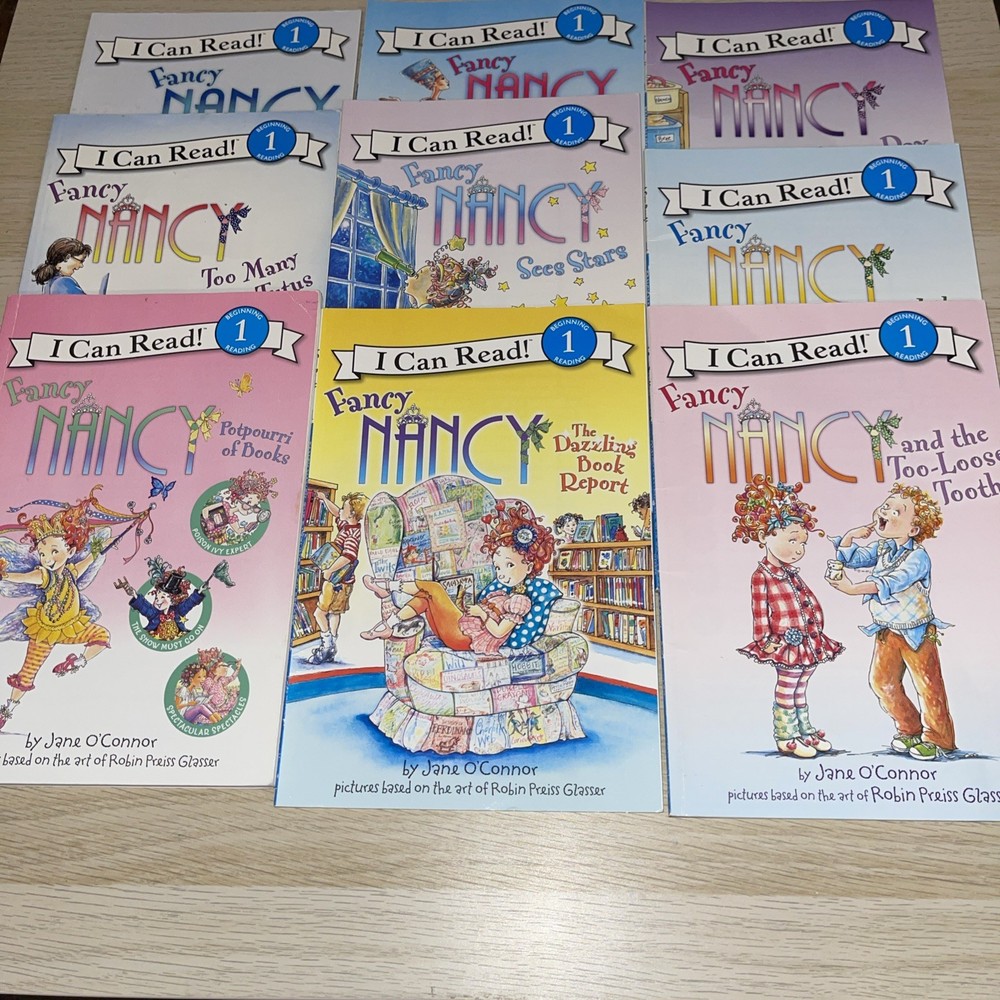 Fancy Nancy I Can Read Phonics Kids Books Lot 9