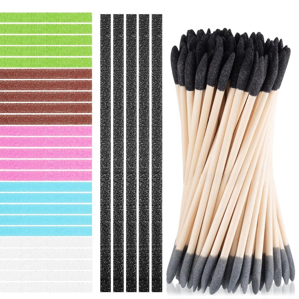 Nuanchu 60 Pcs Detail Sanding Sticks Tiny for Plastic Models...