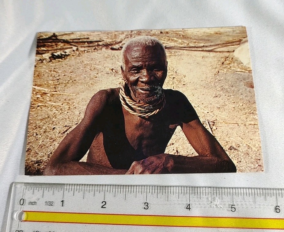 Postcard of Africa Cameroon Man Smiling with African Wisdom