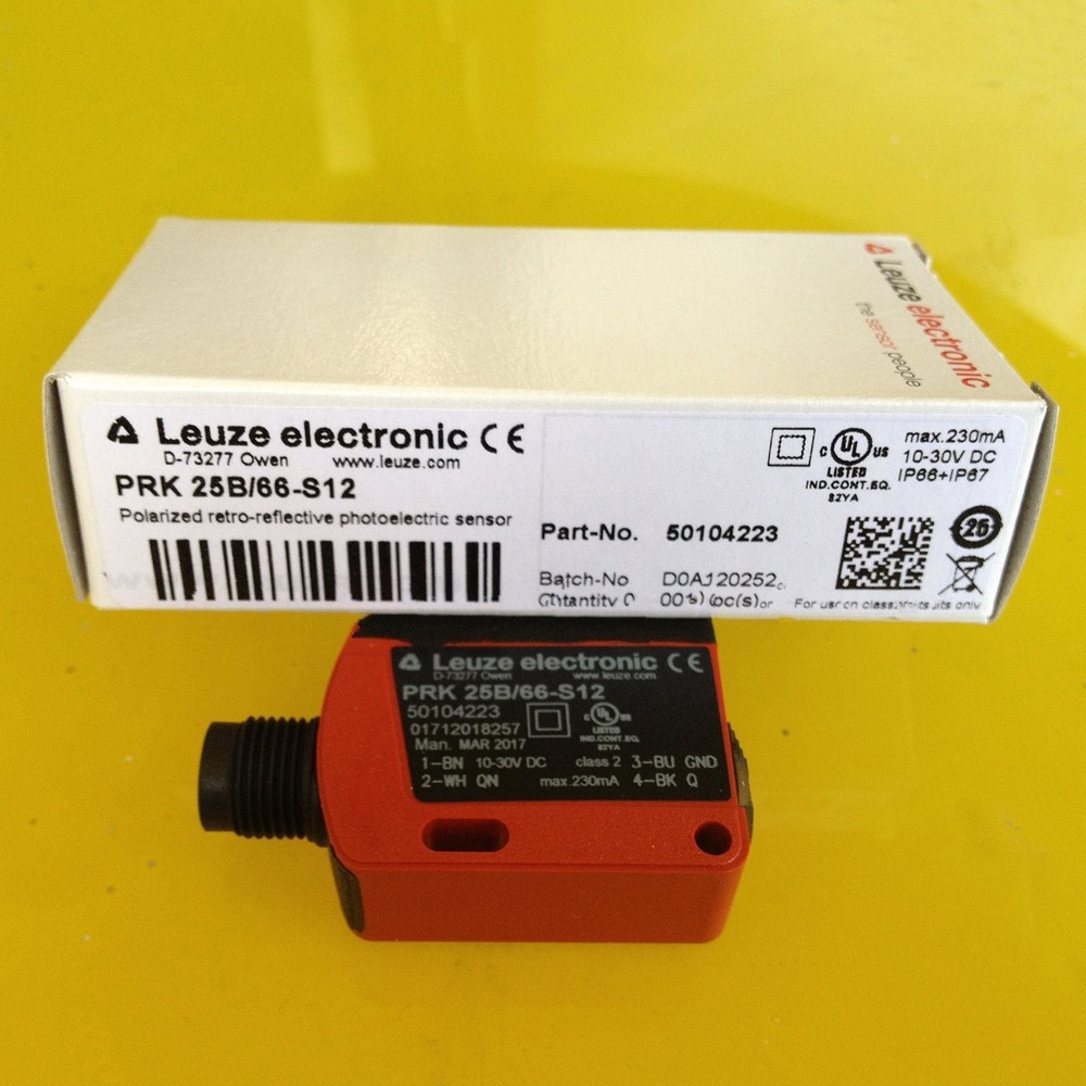 New PRK 25B/66-S12 For Leuze sensor *cm