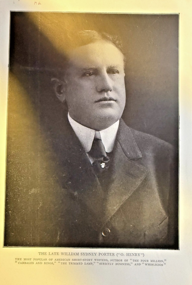 1910 Vintage Magazine Illustration Author William Sydney Porter O. Henry