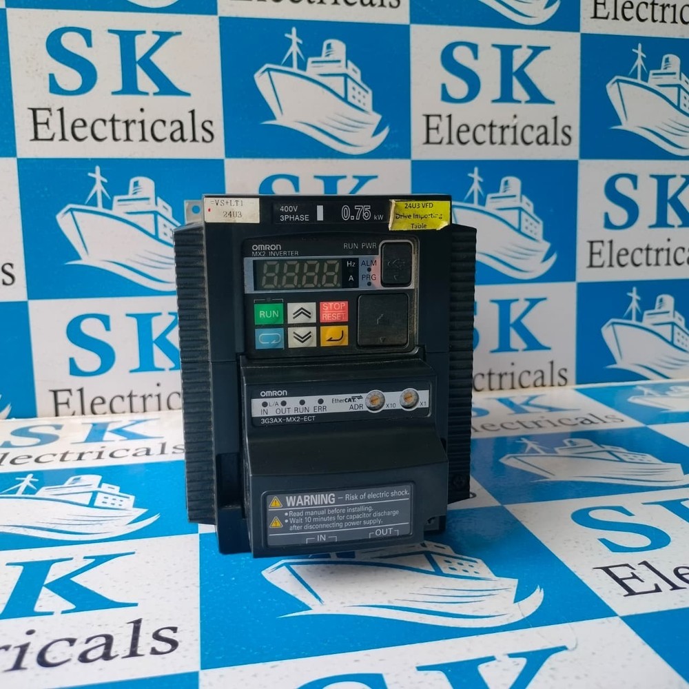 Omron Mx2 Series 3G3Mx2-A4007-Zv1 0.75Kw 400V 3Phase Variable Frequency Drive