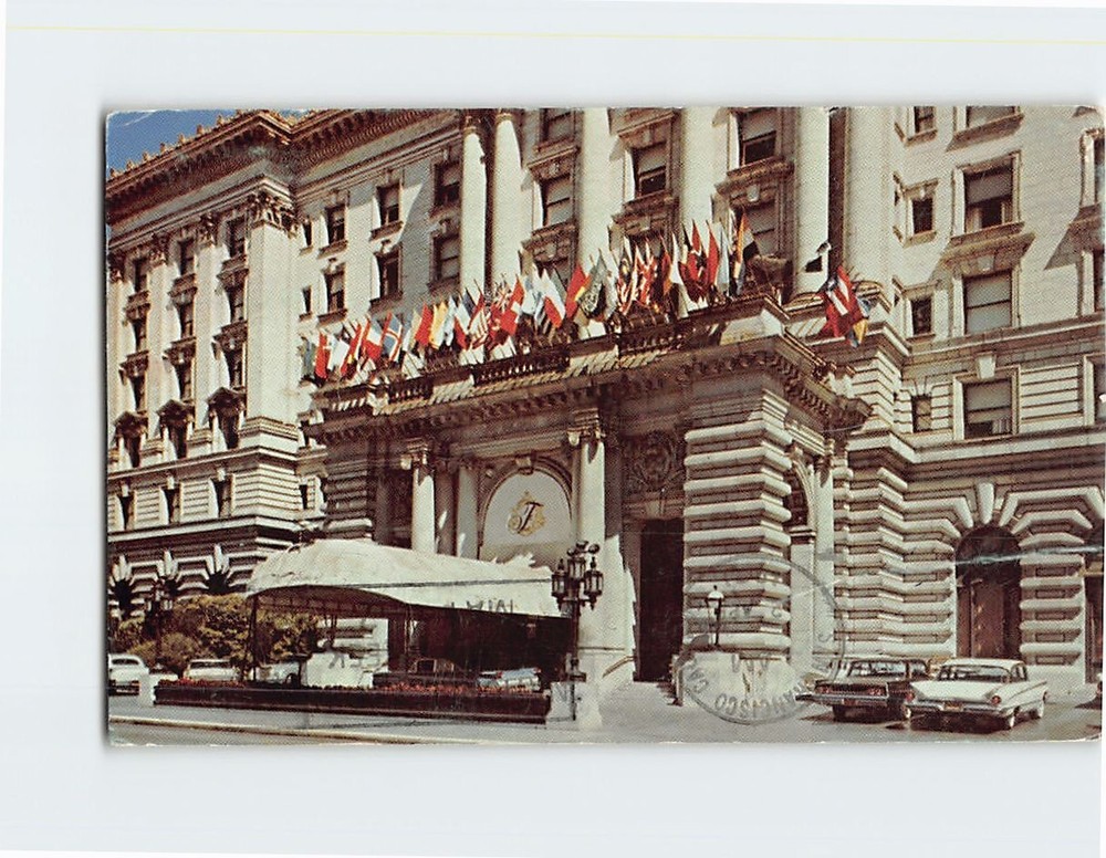 Postcard Fairmont Hotel and Tower San Francisco's Nob Hill California USA