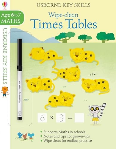 Wipe-Clean Times Tables 6-7 (Key Skills) by Holly Bathie Book The Fast FreeFREE US DELIVERY | ISBN: 1409564924 | Quality Books