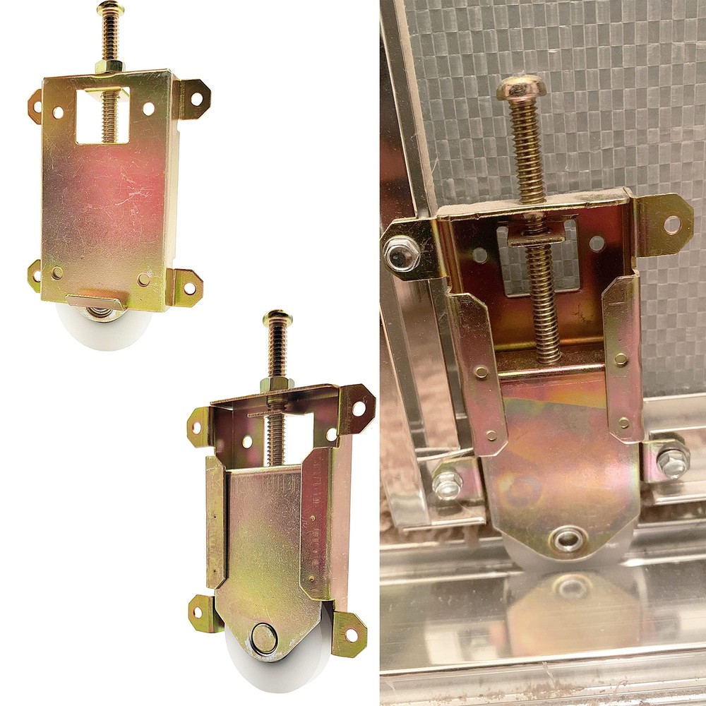 Sliding Mirror Door Rollers Assembly Fit Contractors Part #W8020C, 1-1/2