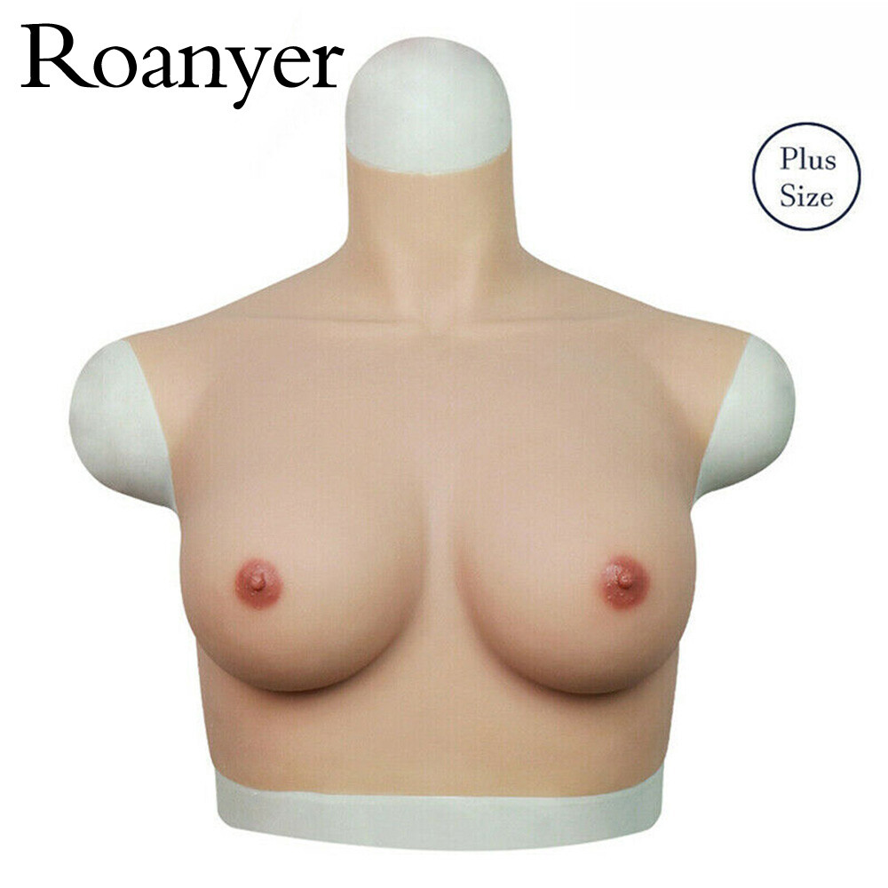Roanyer Plus G Cup Silicone Breast Form Fake Boobs Drag Queen Crossdresser TG