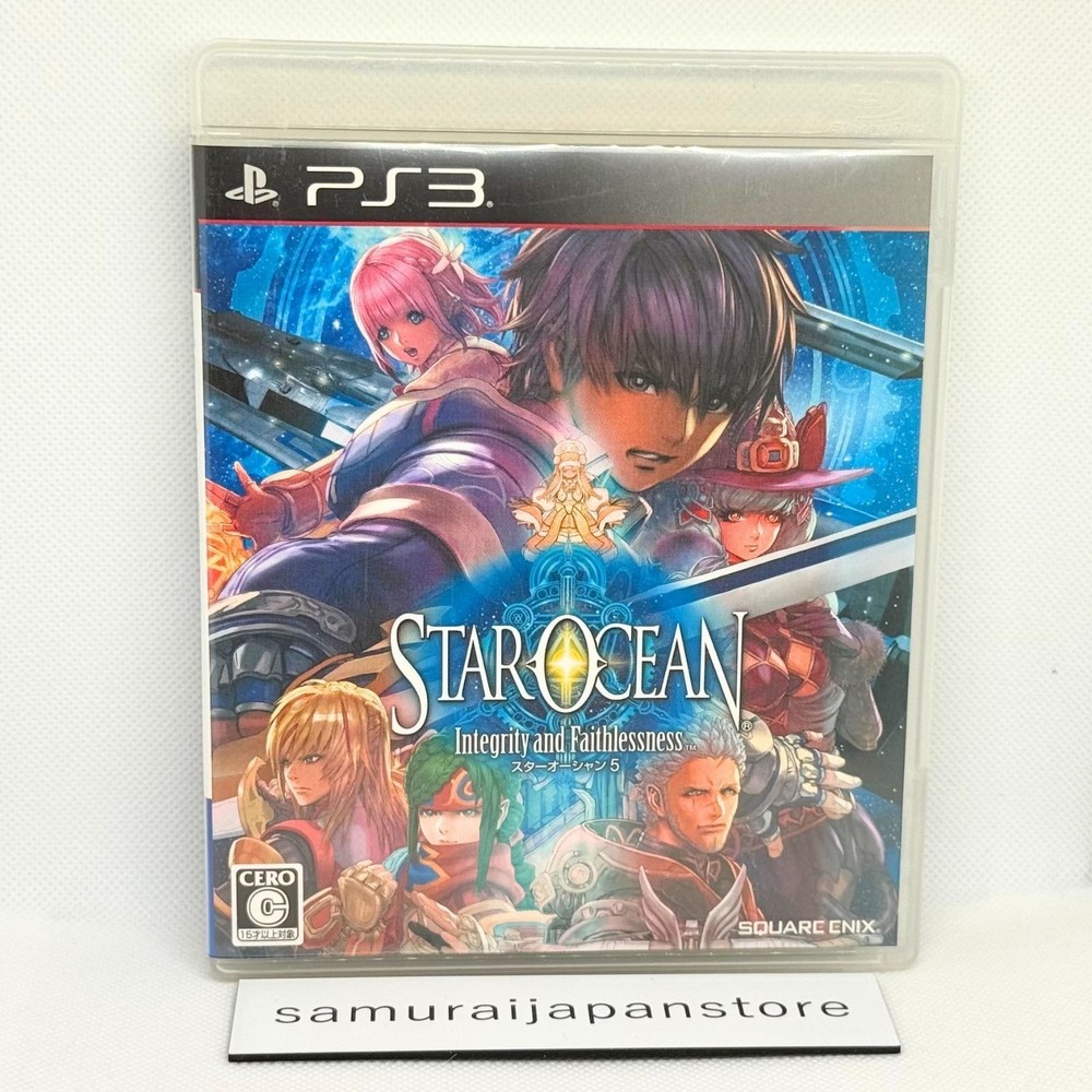 Star Ocean 5 Integrity and Faithlessness PS3 Japanese ver RPG Used Tested