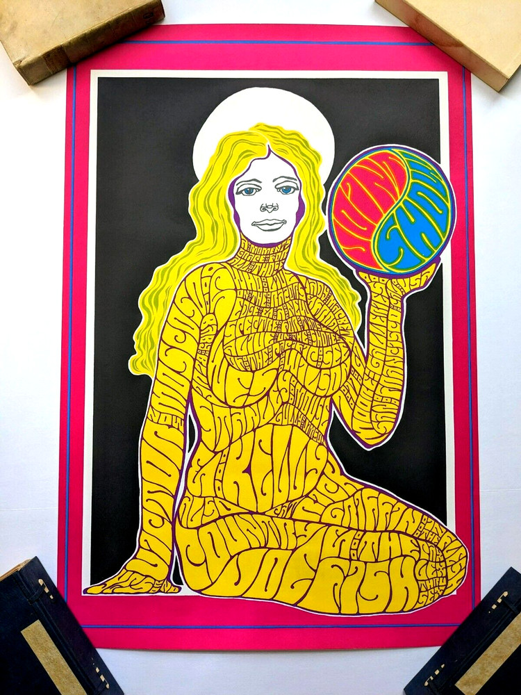 1967 JOINT SHOW Exhibition Poster WES WILSON Stanley Mouse et al PSYCHEDELIC ART