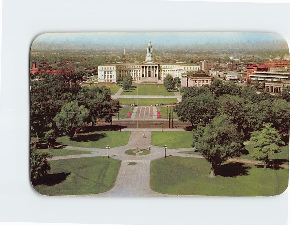 Postcard Civic Center and City & County Building Denver Colorado USA