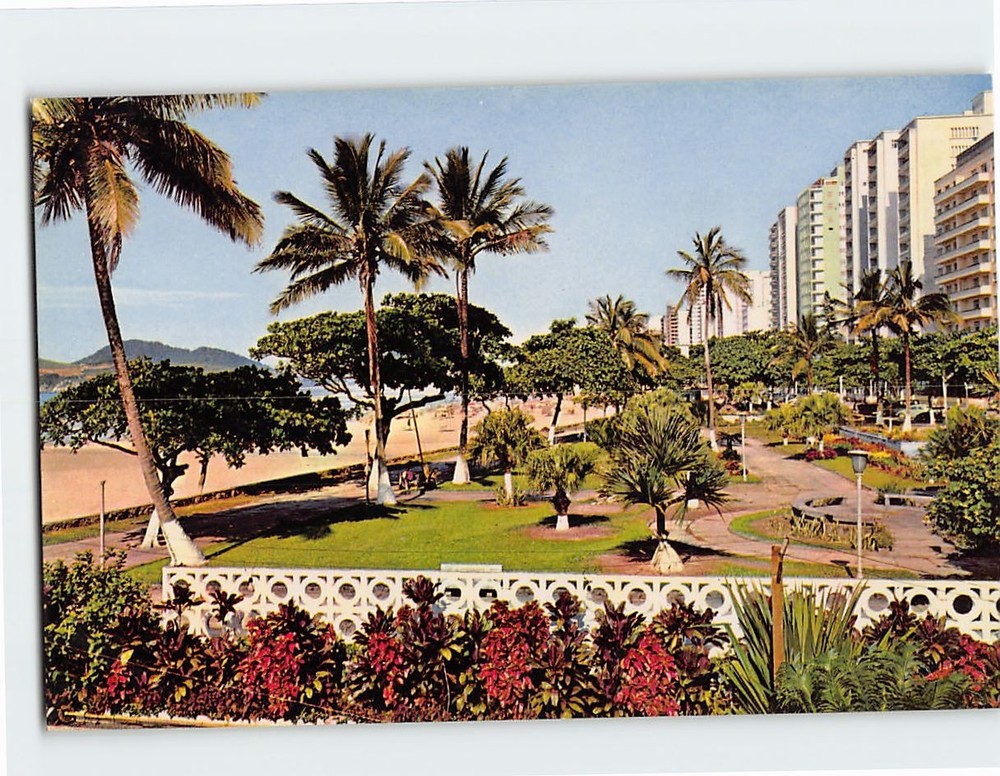 Postcard Scenic View in Guarujá Brazil