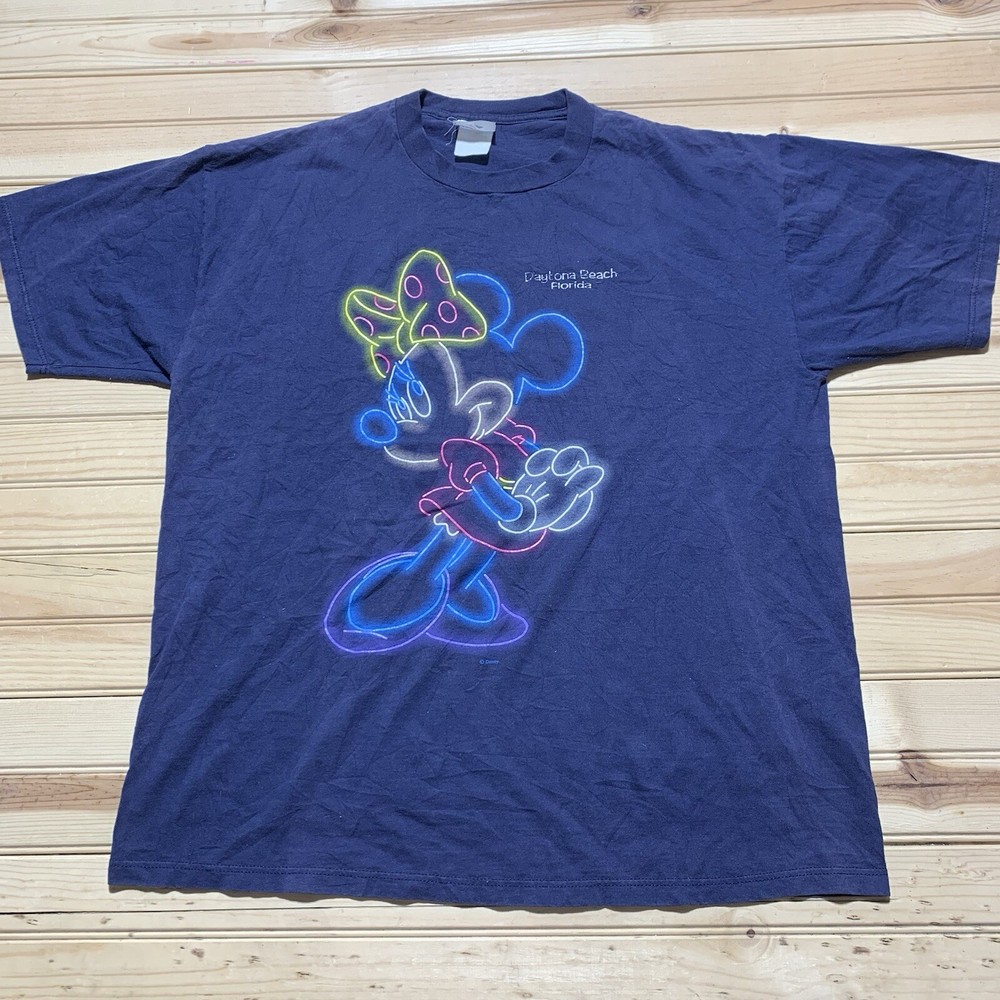 Vintage 90s Walt Disney Minnie Mouse Shirt Size XL Cartoon Mickey Mouse Faded