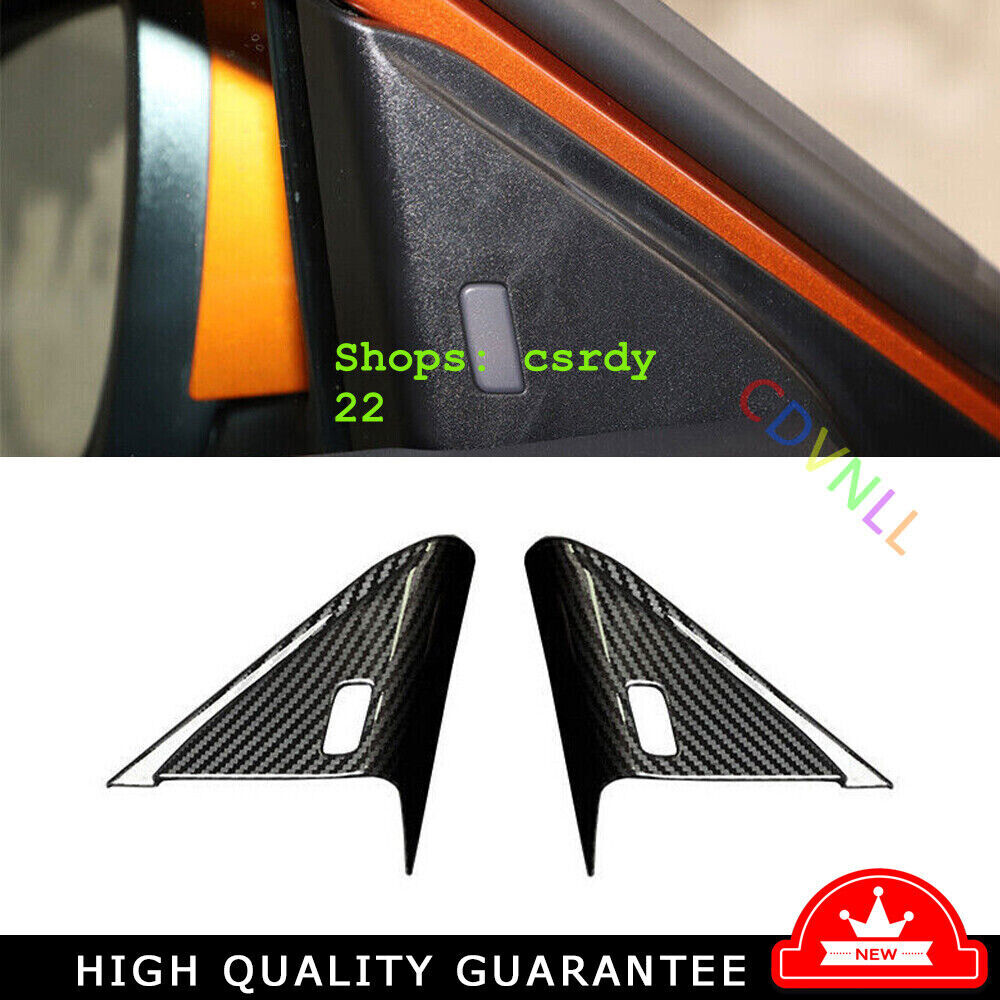 A Pillar Front Triangle Cover Trim For Nissan Sylphy Sentra 2020-22 Carbon Fiber