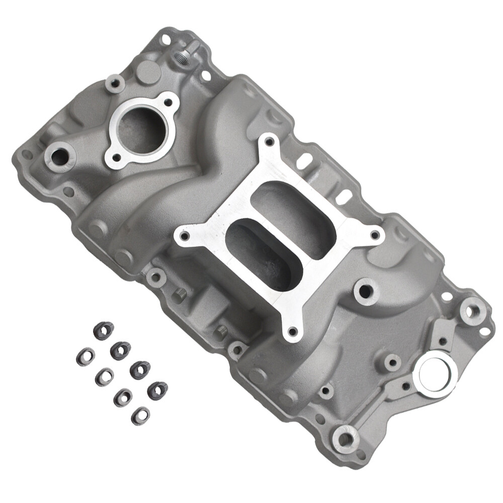 High-Performance Dual Plane Intake Manifold for SBC Chevy 305 327 350 400 1962-1995 Engines