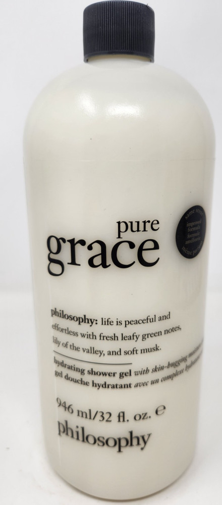 Philosophy Pure Grace Shampoo Shower Gel Bubble Bath 32 oz New