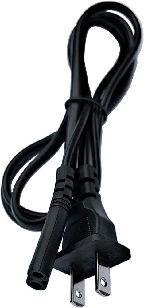 2-Prong AC Cord for AstroAI CZK-3666 Air Compressor 12V Charger