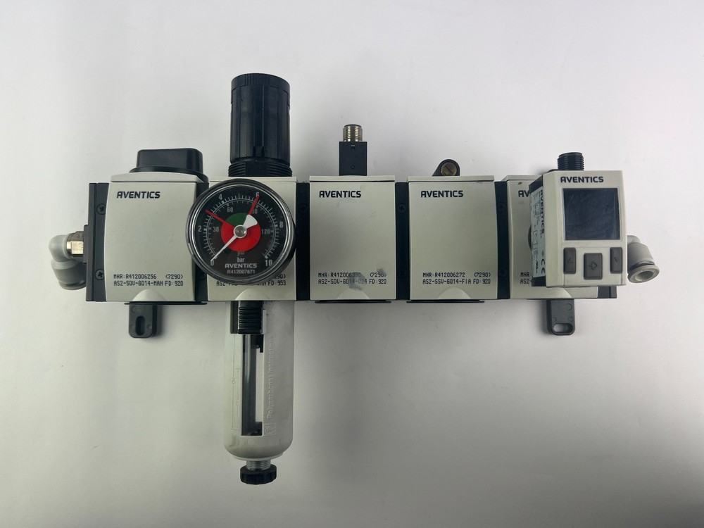 Aventics Pressure Regulating Valves Lot 6pcs R412006256 R412006175 R412006380