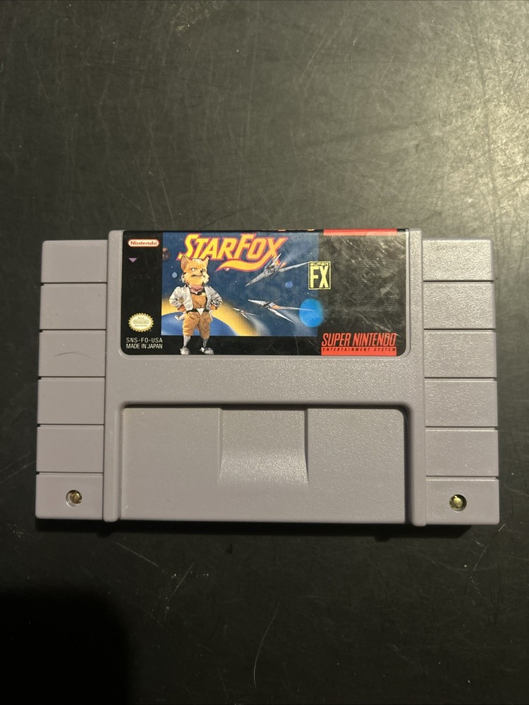 Star Fox Super Nintendo SNES Video Game Tested Authentic