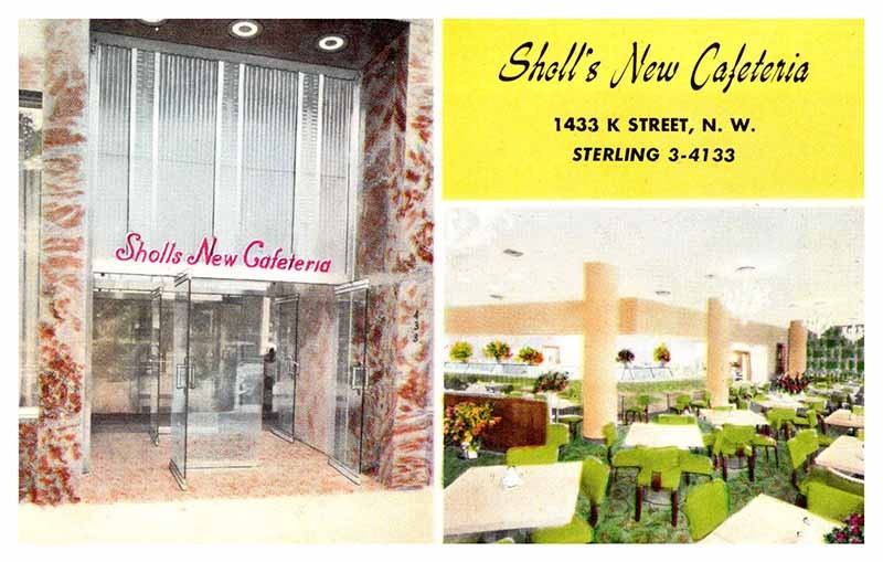 Postcard RESTAURANT SCENE Washington District of Columbia DC AS1015