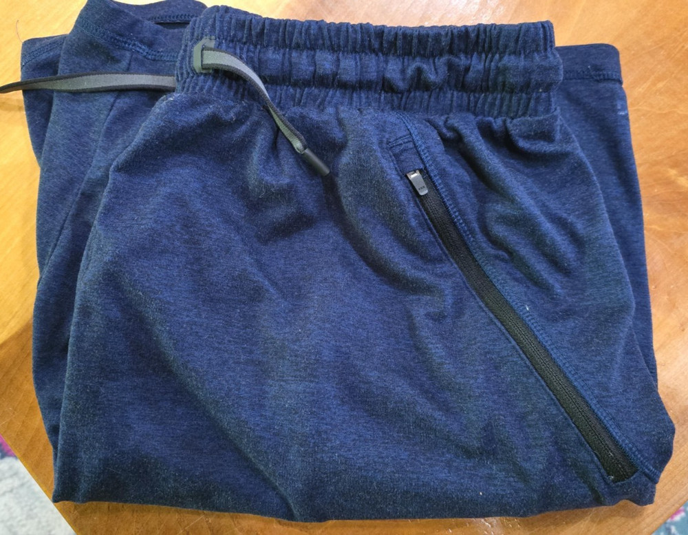 DSG Agility Shorts M Men's Blue Lightweight Gym Short Zip Pocket