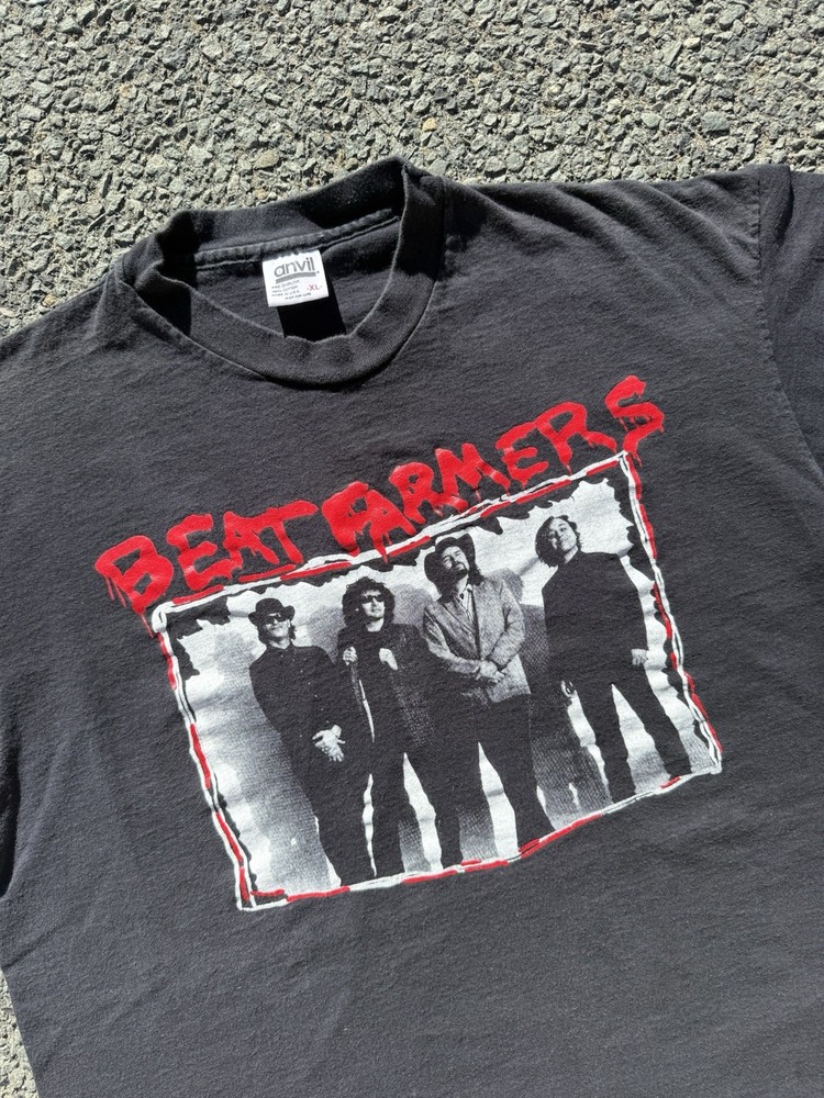 Vintage 90s The Beat Farmers Band Your T Shirt Country Rock Ska Single Stitch