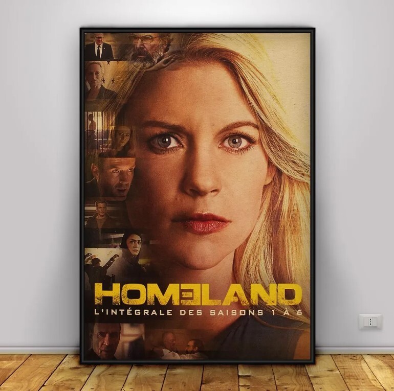 Homeland Poster | Wall Art | Wall Prints | Home Decor | Kraft Paper Print 4