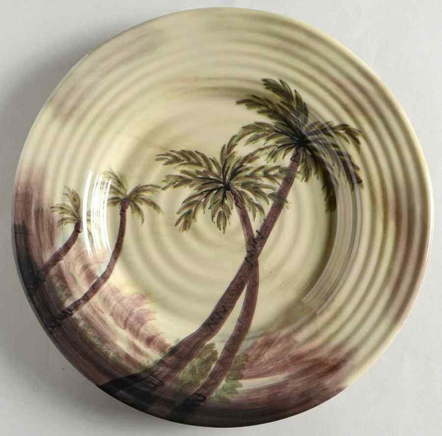 Tabletops Unlimited Bahamas Palm Melamine Salad Plate 9909652