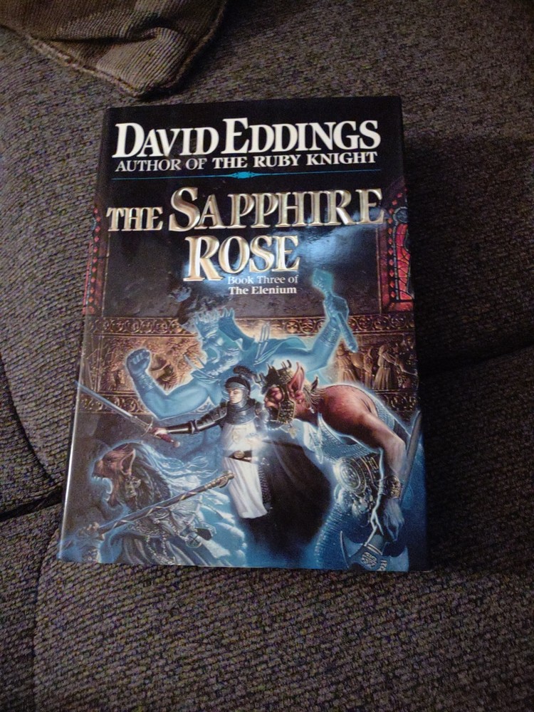 Sapphire Rose by David Eddings (1991, Hardcover) 1st Edition LN
