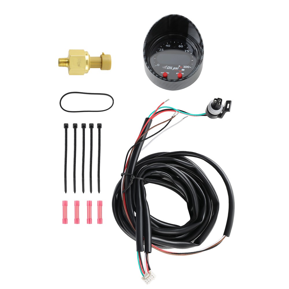 X-Series 0-100 PSI Oil Fuel Pressure LED Gauge 30-0301