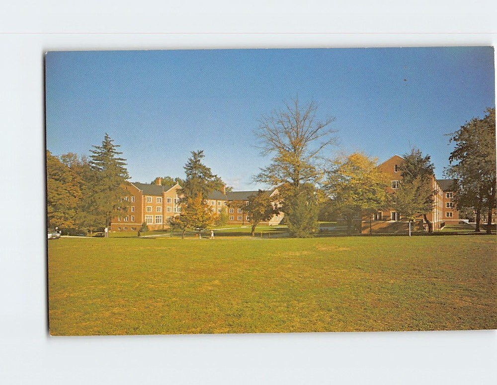 Postcard Scarborough & Prettyman Halls Towson State College Towson Maryland USA