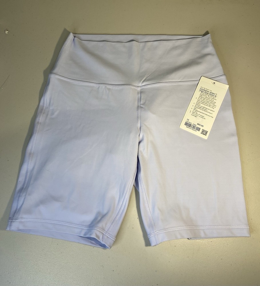 NWT Lululemon Align High-Rise Short 8” SZ 12