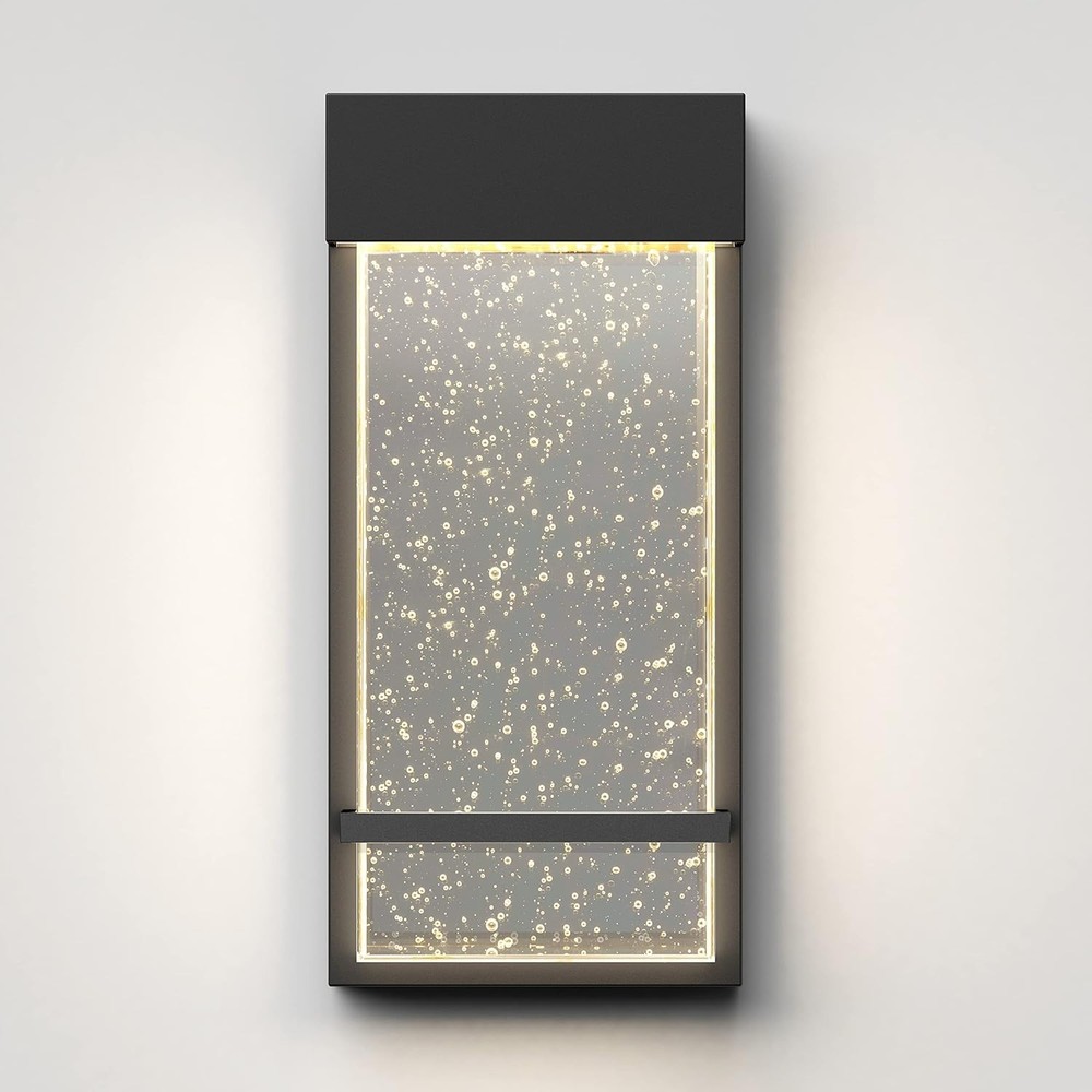 Artika Skyler Integrated LED CCT Wall Light, Skyler Bubble Glass Sconce