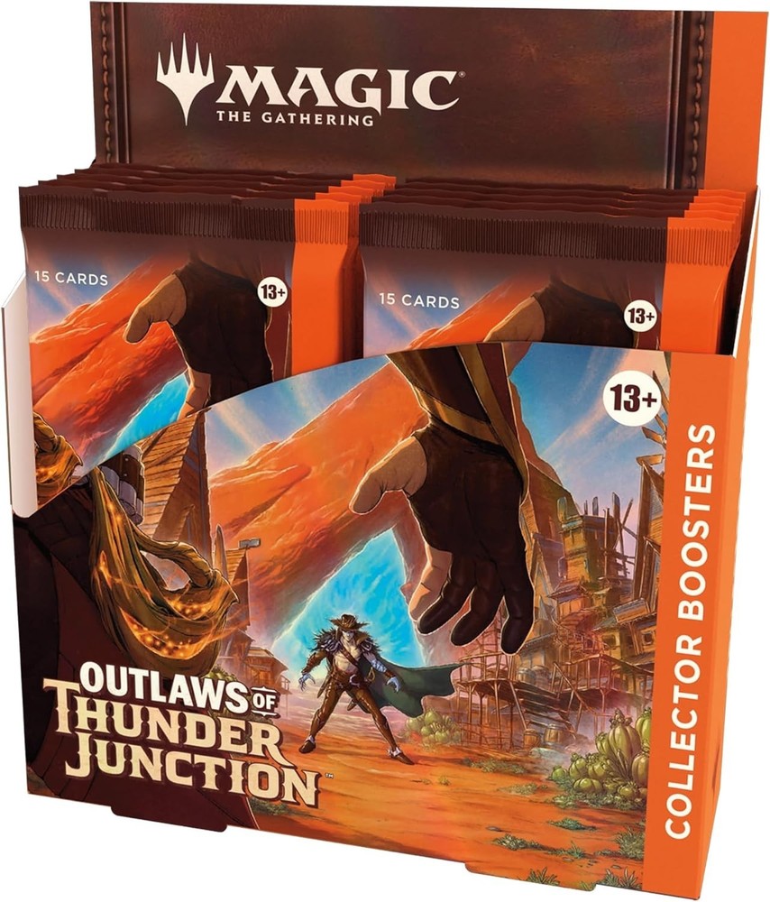 Sealed New MTG Outlaws of Thunder Junction (OTJ) Collector booster box