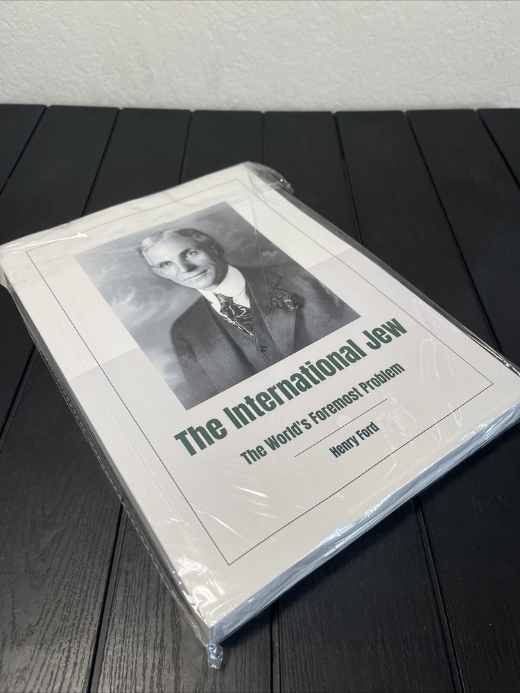 Large, The International Jew by Henry Ford, the World’s Foremost Problem, 4 Vol.