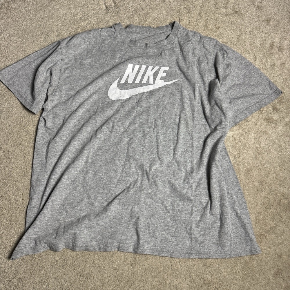 Nike Mens Crew Neck T Shirt XL Gray