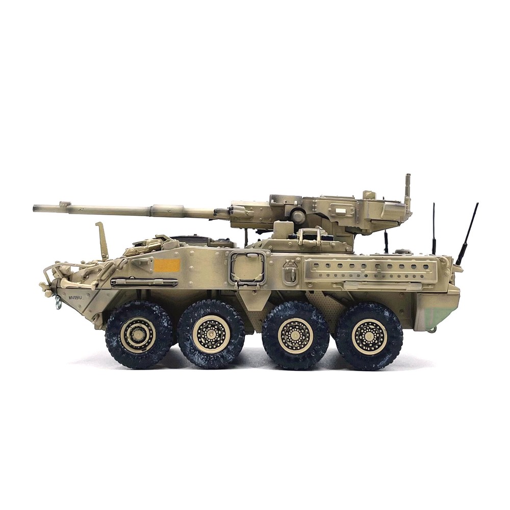 10.7cm 1/72 Scale US Army M1128 Stryker Artillery Finished Model Display