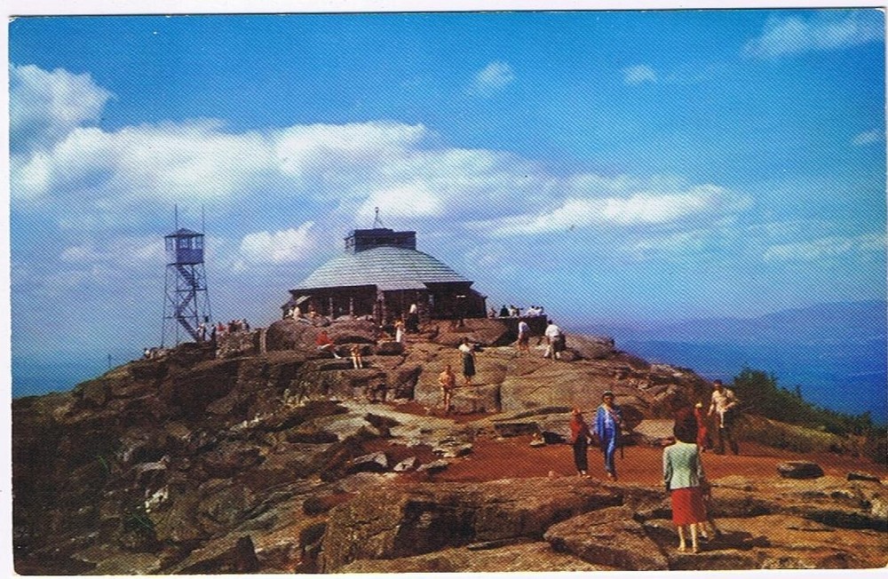 Postcard Summit House Whiteface Mountain Memorial Highway New York