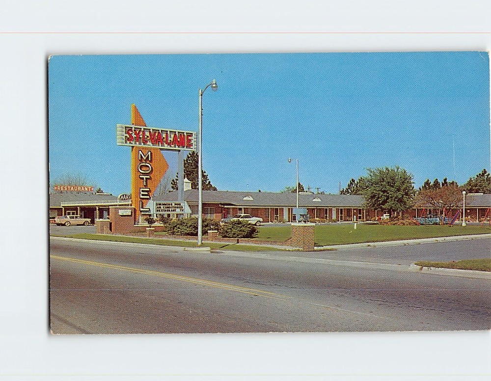 Postcard Syl Va Lane Motel and Restaurant Sylvania Georgia USA